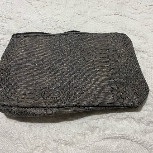 Canvas Black Animal Print Cosmetic Bag - Picture 8 of 12